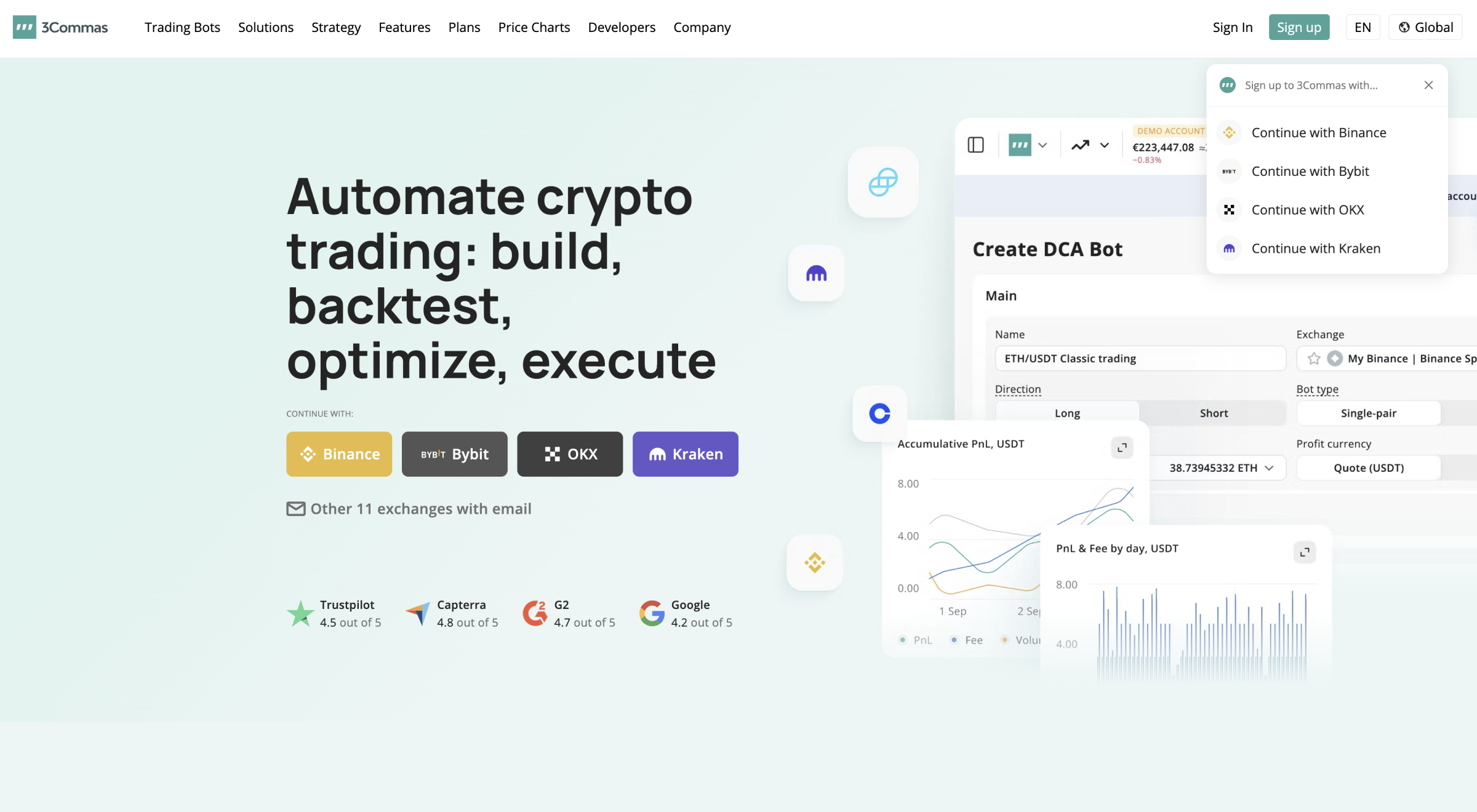 3Commas project preview